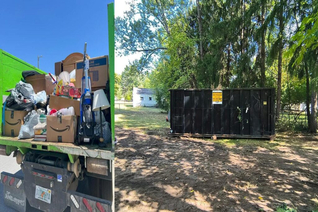 Junk Removal vs Dumpster Rental